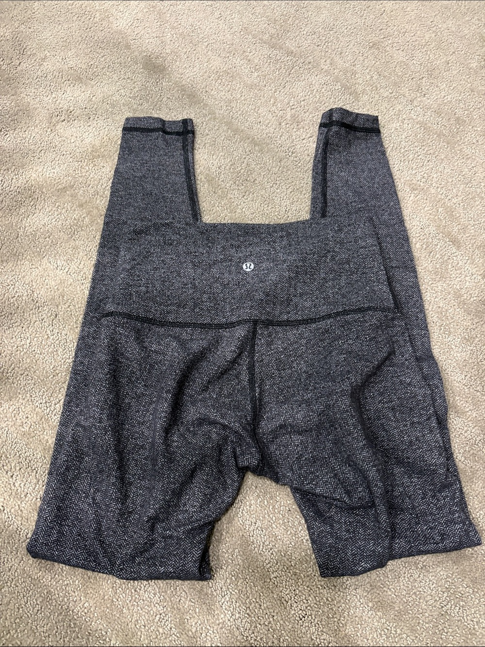 Lululemon High-Rise Heathered Gray Leggings size 6